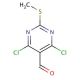 4,6-Dichloro-2-(methylthio)-5-formylpyrimidine (CAS 33097-11-9) - chemical structure image