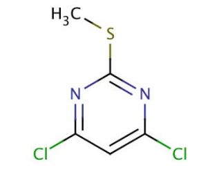 4,6-Dichloro-2-(methylthio)pyrimidine (CAS 6299-25-8) - chemical structure image