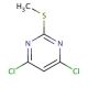 4,6-Dichloro-2-(methylthio)pyrimidine (CAS 6299-25-8) - chemical structure image