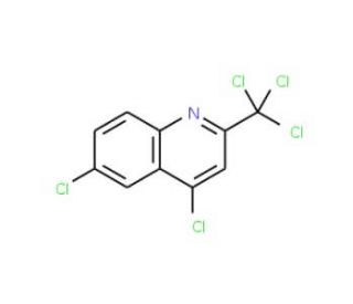 4,6-Dichloro-2-trichloromethyl-quinoline (CAS 93600-20-5) - chemical structure image