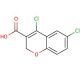 4,6-Dichloro-2H-benzopyran-3-carboxaldehyde (CAS 175205-58-0) - chemical structure image