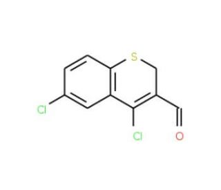 4,6-Dichloro-2H-thiochromene-3-carbaldehyde (CAS 54949-15-4) - chemical structure image