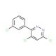 4,6-Dichloro-3-(3-chlorophenyl)pyridazine (CAS 849021-04-1) - chemical structure image