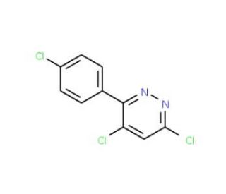 4,6-Dichloro-3-(4-chlorophenyl)pyridazine (CAS 68240-46-0) - chemical structure image