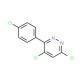 4,6-Dichloro-3-(4-chlorophenyl)pyridazine (CAS 68240-46-0) - chemical structure image