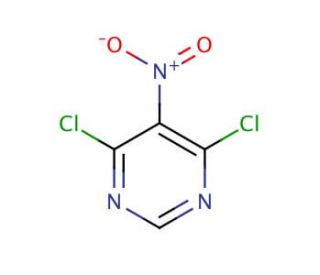 4,6-Dichloro-5-nitropyrimidine (CAS 4316-93-2) - chemical structure image