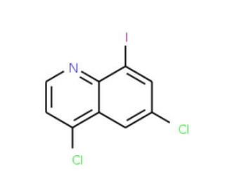 4,6-Dichloro-8-iodoquinoline - chemical structure image