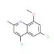 4,6-Dichloro-8-methoxy-2-methylquinoline (CAS 1447-41-2) - chemical structure image