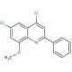 4,6-Dichloro-8-methoxy-2-phenylquinoline (CAS 1189106-58-8) - chemical structure image