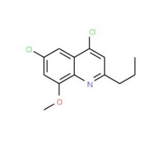 4,6-Dichloro-8-methoxy-2-propylquinoline (CAS 1189107-20-7) - chemical structure image