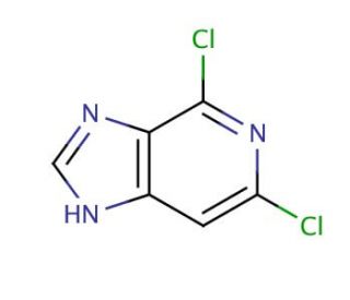4,6-Dichloroimidazo[4,5-c]pyridine (CAS 2589-12-0) - chemical structure image
