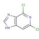 4,6-Dichloroimidazo[4,5-c]pyridine (CAS 2589-12-0) - chemical structure image