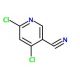 4,6-Dichloronicotinonitrile (CAS 166526-03-0) - chemical structure image