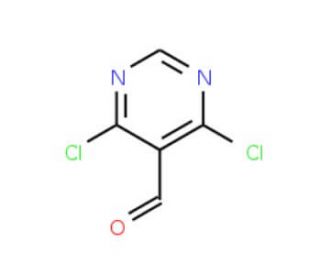 4,6-Dichloropyrimidine-5-carboxaldehyde (CAS 5305-40-8) - chemical structure image