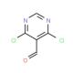 4,6-Dichloropyrimidine-5-carboxaldehyde (CAS 5305-40-8) - chemical structure image