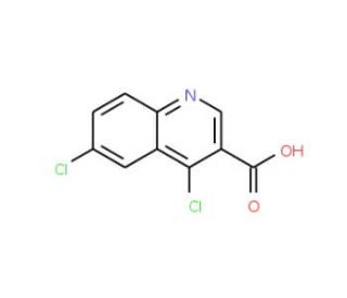 4,6-Dichloroquinoline-3-carboxylic acid (CAS 179024-68-1) - chemical structure image
