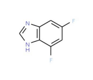 4,6-Difluorobenzimidazole (CAS 2208-24-4) - chemical structure image
