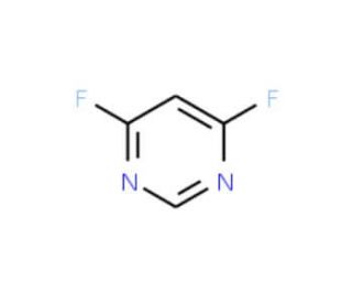 4,6-Difluoropyrimidine (CAS 2802-62-2) - chemical structure image
