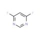 4,6-Difluoropyrimidine (CAS 2802-62-2) - chemical structure image