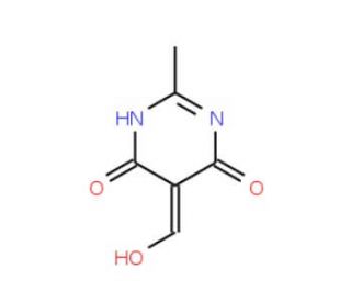 4,6-Dihydroxy-2-methyl-pyrimidine-5-carbaldehyde - chemical structure image