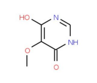 4,6-Dihydroxy-5-methoxypyrimidine (CAS 5193-84-0) - chemical structure image