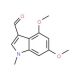 4,6-Dimethoxy-1-methyl-1H-indole-3-carbaldehyde - chemical structure image