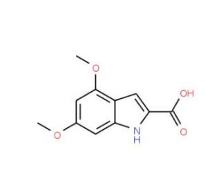 4,6-Dimethoxy-1H-indole-2-carboxylic acid - chemical structure image