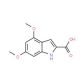 4,6-Dimethoxy-1H-indole-2-carboxylic acid - chemical structure image