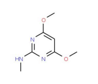 (4,6-Dimethoxypyrimidin-2-yl)methylamine - chemical structure image
