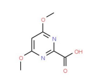 4,6-Dimethoxypyrimidine-2-carboxylic acid (CAS 128276-50-6) - chemical structure image