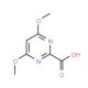 4,6-Dimethoxypyrimidine-2-carboxylic acid (CAS 128276-50-6) - chemical structure image