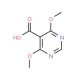4,6-dimethoxypyrimidine-5-carboxylic acid - chemical structure image