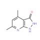 4,6-dimethyl-1,2-dihydro-3H-pyrazolo[3,4-b]pyridin-3-one (CAS 28491-67-0) - chemical structure image