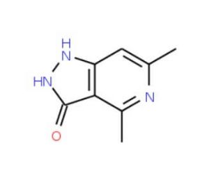4,6-Dimethyl-1,2-dihydro-pyrazolo[4,3-c]pyridin-3-one - chemical structure image