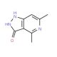 4,6-Dimethyl-1,2-dihydro-pyrazolo[4,3-c]pyridin-3-one - chemical structure image