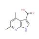 4,6-dimethyl-1H-pyrrolo[2,3-b]pyridine-3-carboxylic acid - chemical structure image