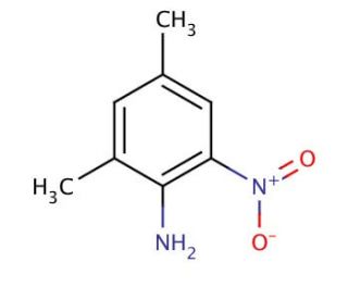 4,6-Dimethyl-2-nitroaniline (CAS 1635-84-3) - chemical structure image