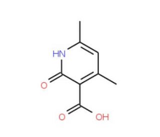 4,6-Dimethyl-2-oxo-1,2-dihydro-pyridine-3-carboxylic acid (CAS 24667-09-2) - chemical structure image