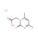 (4,6-Dimethyl-2-oxo-2H-pyrimidin-1-yl)-acetic acid hydrochloride - chemical structure image