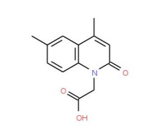 (4,6-Dimethyl-2-oxo-2H-quinolin-1-yl)-acetic acid - chemical structure image