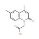 (4,6-Dimethyl-2-oxo-2H-quinolin-1-yl)-acetic acid - chemical structure image