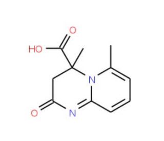 4,6-Dimethyl-2-oxo-3,4-dihydro-2H-pyrido-[1,2-a]pyrimidine-4-carboxylic acid (CAS 956783-58-7) - chemical structure image