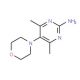 4,6-Dimethyl-5-morpholin-4-ylpyrimidin-2-amine (CAS 1119451-57-8) - chemical structure image