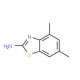 4,6-Dimethyl-benzothiazol-2-ylamine (CAS 64036-71-1) - chemical structure image