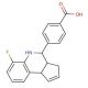 4-(6-Fluoro-3a,4,5,9b-tetrahydro-3H-cyclopenta-[c]quinolin-4-yl)-benzoic acid (CAS 436811-08-4) - chemical structure image