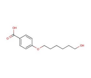 4-(6-Hydroxyhexyloxy)benzoic acid (CAS 83883-25-4) - chemical structure image