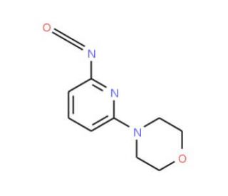 4-(6-Isocyanatopyridin-2-yl)morpholine (CAS 884507-15-7) - chemical structure image