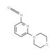4-(6-Isocyanatopyridin-2-yl)morpholine (CAS 884507-15-7) - chemical structure image