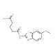 4-(6-Methoxy-benzothiazol-2-ylcarbamoyl)-butyric acid (CAS 436086-78-1) - chemical structure image