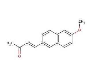 4-(6-Methoxynaphthalen-2-yl)but-3-en-2-one (CAS 56600-90-9) - chemical structure image